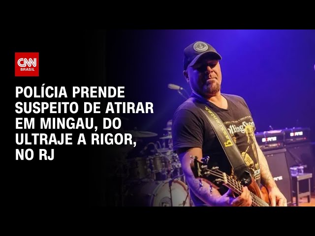 Polícia prende suspeito de atirar em Mingau, do Ultraje a Rigor, no RJ | CNN 360º
