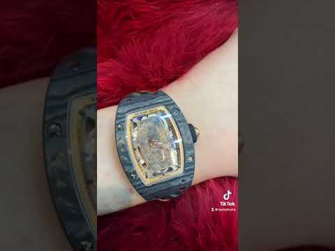 Unbox Richard Mille RM 07-01 NTPT Carbon Rose Gold Braclet