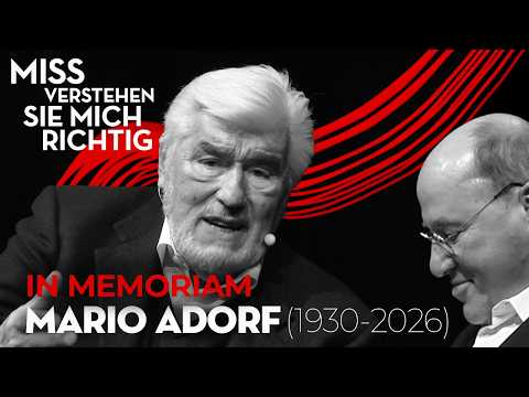 Video Thumbnail: IN MEMORIAM - Mario Adorf zu Gast bei Gregor Gysi