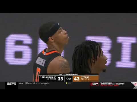 Oklahoma State vs Texas Highlights | Big 12 Championship | 2021 College Basketball Highlights
