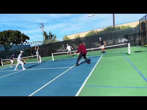 Insane Pickleball Around the Post Defense - Roberto Donati