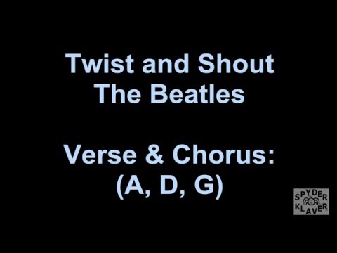 Twist and Shout - The Beatles - Lyrics - Chords