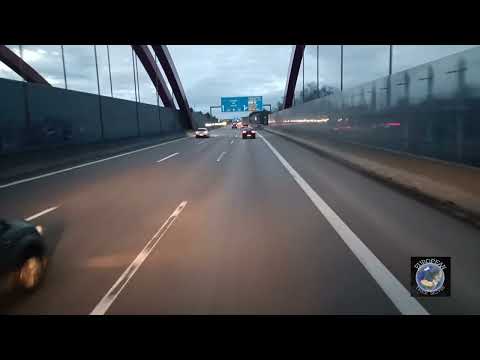 Driving in Deutschland, A8  Augsburg-Ost - Neusass