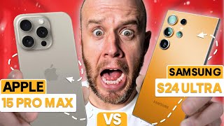 Samsung S24 Ultra vs iPhone 15 Pro Max: you WON’T like this!