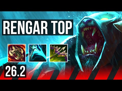 RENGAR vs AKALI (TOP) | 42K damage | KR Grandmaster | 26.2