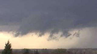 preview picture of video '03.23.08 Rotating Wall Cloud near Kingfisher, OK'