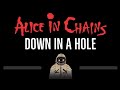 Alice In Chains • Down In A Hole (CC) 🎤 [Karaoke] [Instrumental Lyrics]