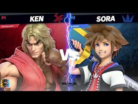 NBH Smash Ultimate 25 Grand Finals - LynardKiller (Sora) vs Conbeef (Greninja, Lucina & Ken)