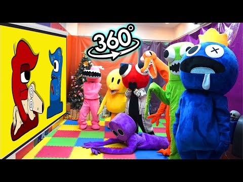 Rainbow Friends 360° - CINEMA HALL |Alphabet Lore But they are washing (A-Z) Alphabet Lore Transform