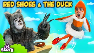 Red Shoes and The Duck | Bedtime Stories for Kids in English | Fairy Tales |
