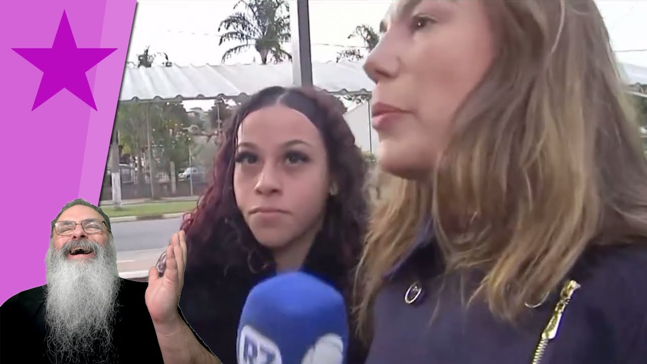 REPÓRTERES da BAND e RECORD BRIGAM ao VIVO recriando CENA de "O ÂNCORA"