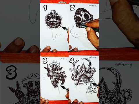 Zoonomaly monsters drawing compilation #6 #drawing #shorts #zoonomaly #monster