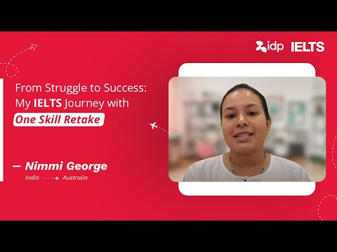 Nimmi George's IELTS Success: Achieving the Desired Band with One Skill Retake