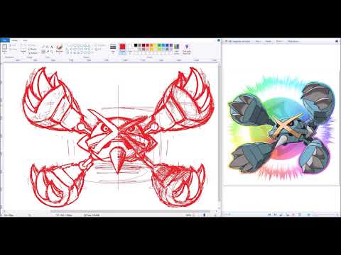 RR🗺️ Shiny Mega Metagross [Speedpaint]
