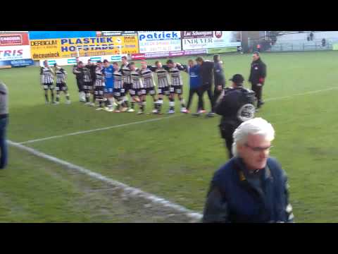 Eendracht Aalst 2 - 1 KSK Heist 28/10/2012 Sfeer na de match