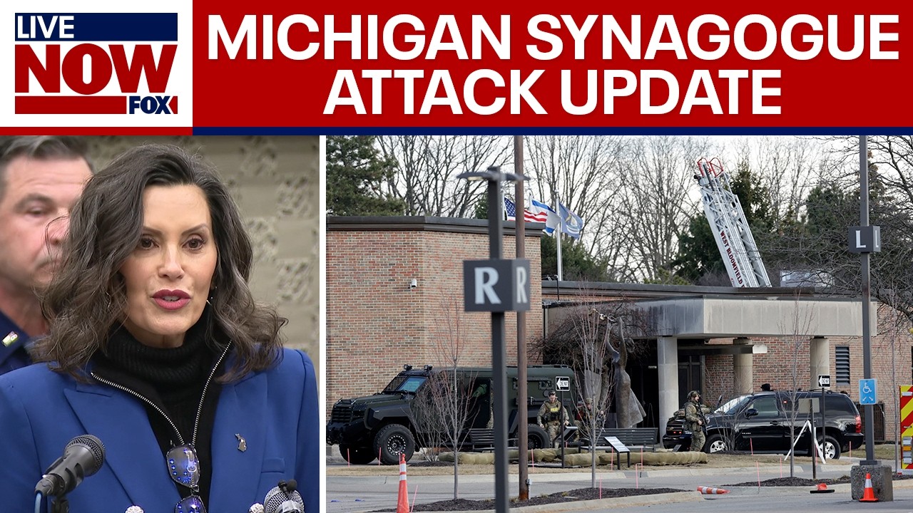 Officials update on Michigan synagogue attack