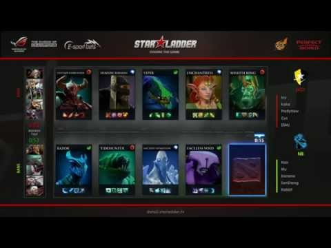 DOTA 2 LIVE: SLTV China Playoffs - HGT vs Newbee  LAI vs VG