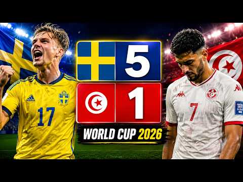 Sweden vs Tunisia highlights