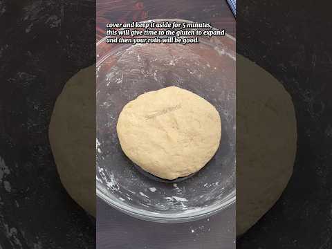 How to Knead the Dough for Roti or Paratha #Shorts #dough #atta #doughforparatha #doughforbread