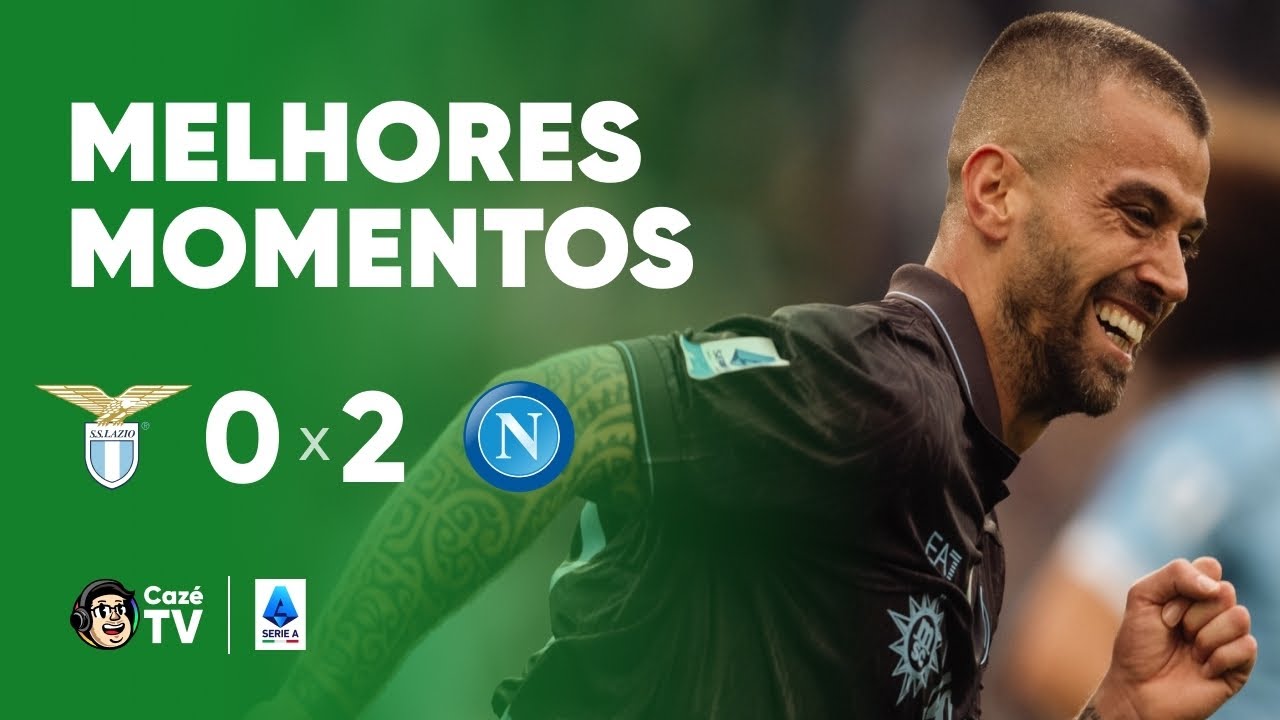 MELHORES MOMENTOS: LAZIO 0 X 2 NAPOLI | SERIE A ITALIANA 2025/2026 | 18ª RODADA