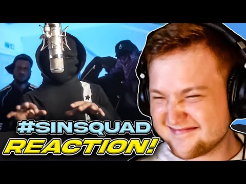 FIRST TIME HEARING “#SINSQUAD - PLUGGED IN” (AMERICAN REACTS TO UK DRILL)