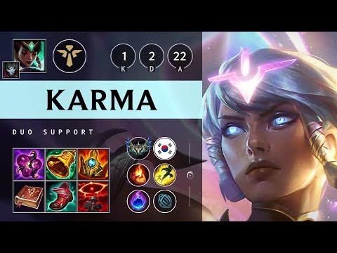 Karma Support vs Lux - KR Challenger Patch 14.22
