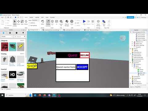 |Roblox Studio how to make a Quest giver 2023