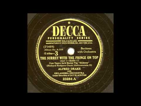 ALFRED DRAKE - THE SURREY WITH THE FRINGE ON TOP