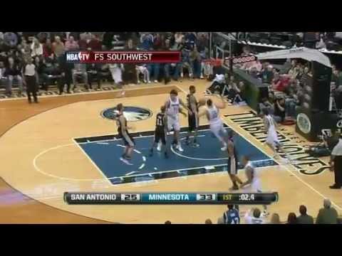 [HQ] Spurs 96 vs 106 Minnesota 1-2-2012 [[HQ]] Best Plays NBA