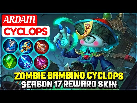 Zombie Bambino Cyclops, Season 17 Reward Skin [ Ardam Cyclops ] Ardam - Mobile Legends