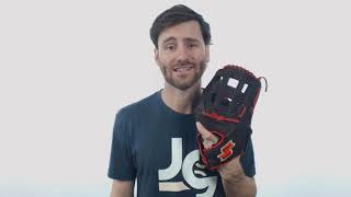 Video thumbnail: SSK Red Line 12.5" Baseball Glove: S20RLHW