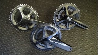 Shimano r7000 vs r8000 crankset