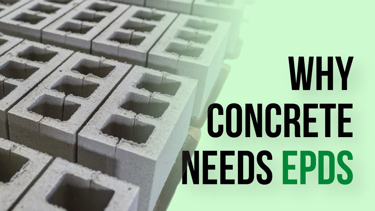 Why does concrete need EPDs?