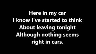 Gary Numan - Cars Lyrics