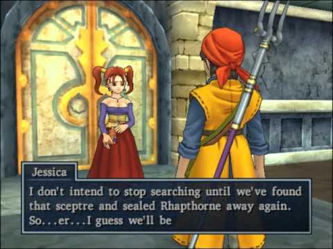 117 Dragon Quest 8 Cut-scenes - (Alternate) Talking to Jessica After Leaving Dominico's