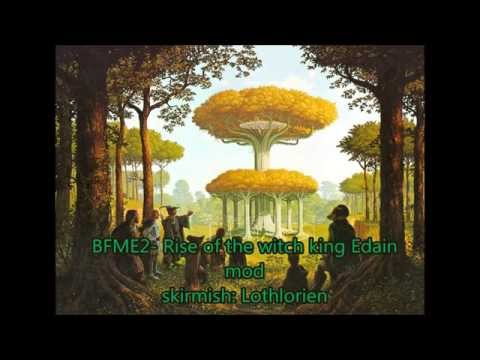BFME2- Rise of the witch king Edain mod skirmish: Lothlorien Under Siege