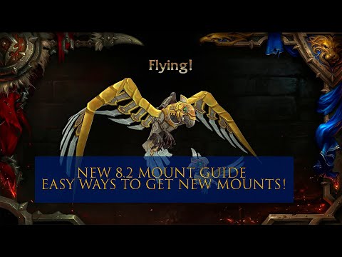 8.2 mount guide. Easy ways to get new mount!