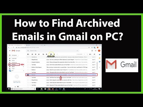 How to Find Archived Emails in Gmail on PC