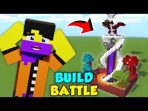 100Players MINECRAFT Build Battle Competition