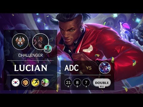 Lucian ADC vs Vayne - KR Challenger Patch 9.24