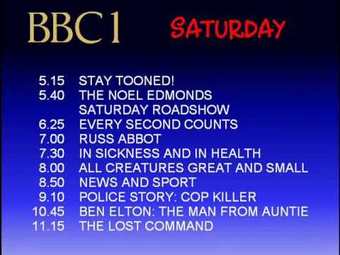 BBC 1 Closedown Mock - October 1990