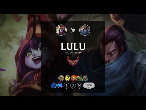 Lulu Mid vs Yasuo - EUW Grandmaster Patch 12.6