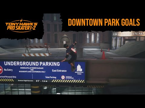 Downtown Park Goals Tony Hawk Pro Skater 1 + 2