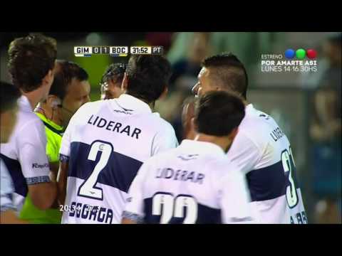 Gol de Benedetto (0-1) / Gimnasia (LP) 0 - 3 Boca Juniors  - Fecha 9 Torneo Argentino 2016/17