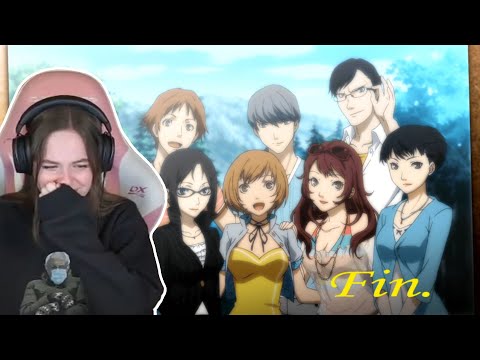 I beat Persona 4 Golden for the first time (ending reactions)