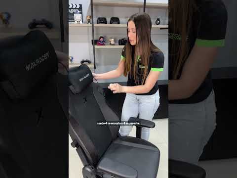 Cadeira Gamer Massageadora MaxRacer Heavy SMI HXY-6-SMI - Preto - 2