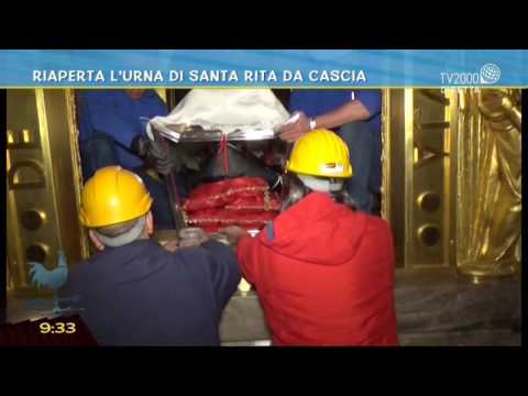 Riaperta l'urna di Santa Rita da Cascia