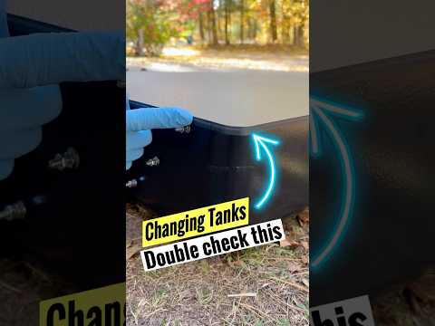 Tip for Replacing Grey & Black RV Tanks