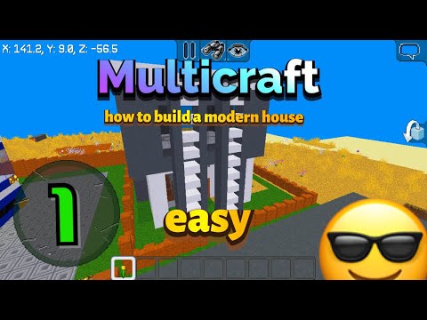 How to build/make a modern house in MultiCraft[part 1] - YouTube