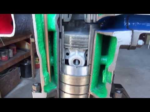 Willys Knight Sleeve Valve Engine Cutaway